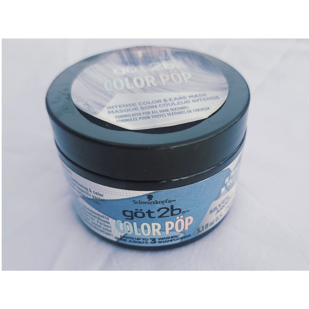 Schwarzkopf Got 2B Color Pop Silver Semi Permanent Hair Mask